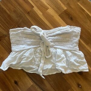White crop top